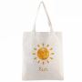 Top Quality foldable customized  print cotton tote bag recycled shopping bag