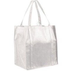 wholesale large capacity grocery customized non woven tote shopping bag with logo print