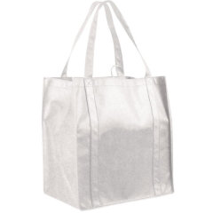 wholesale large capacity grocery customized non woven tote shopping bag with logo print