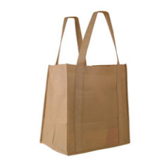 wholesale large capacity grocery customized non woven tote shopping bag with logo print