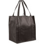 wholesale large capacity grocery customized non woven tote shopping bag with logo print