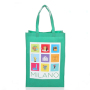 reusable customized printable pattern portable pp non woven fabric shopping bag with logo