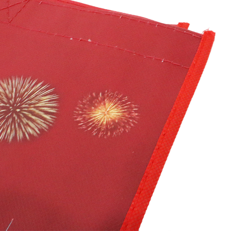 Wholesale Custom Eco Friendly Recycled Laminated RPET Non Woven Material Reusable Shopping Tote Bag
