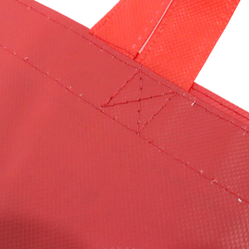 Wholesale Custom Eco Friendly Recycled Laminated RPET Non Woven Material Reusable Shopping Tote Bag