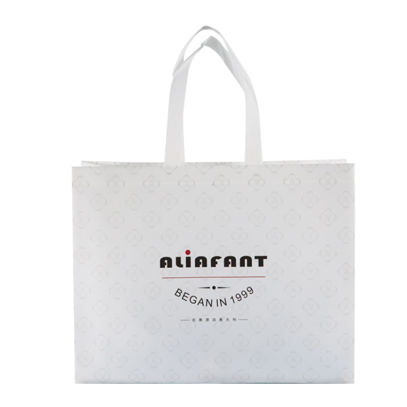 Wholesale Custom Eco Friendly Recycled Laminated RPET Non Woven Material Reusable Shopping Tote Bag