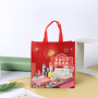 Wholesale Custom Eco Friendly Recycled Laminated RPET Non Woven Material Reusable Shopping Tote Bag
