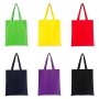 Colorful Reusable 12oz Plain 100% Cotton Canvas Tote Bag Custom Printed Logo