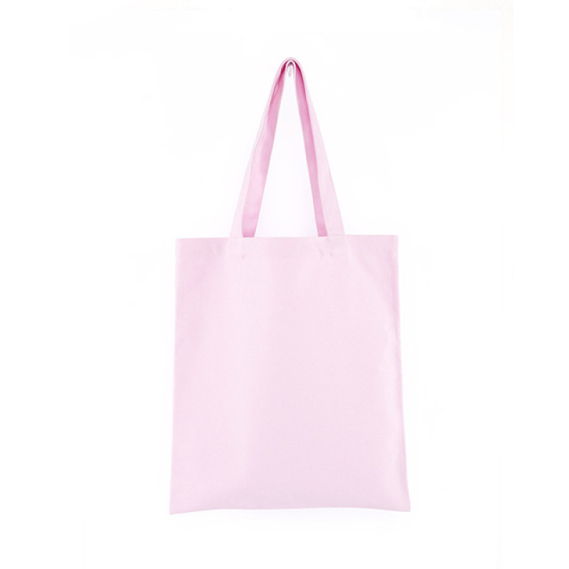 Colorful Reusable 12oz Plain 100% Cotton Canvas Tote Bag Custom Printed Logo
