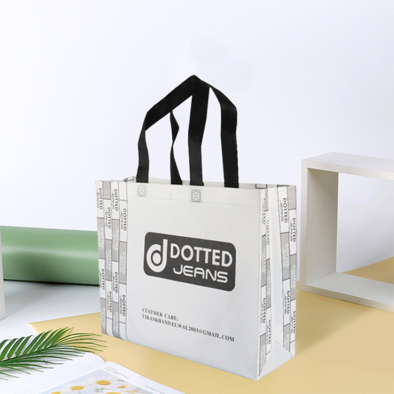 Factory Wholesale Promotional Custom Logo Printed Ultrasonic Laminated Shopping PP Non Woven Bag