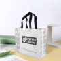 Factory Wholesale Promotional Custom Logo Printed Ultrasonic Laminated Shopping PP Non Woven Bag