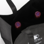High quality sublimation custom logo printed single bottle wine non woven wine shopping bags