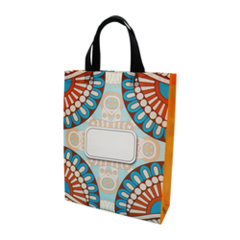 Recycle Reusable Laminated PP Non Woven Fabric Tote Shopping Bag for Promotion