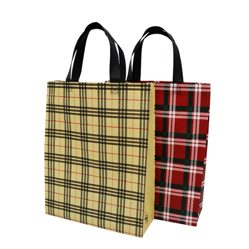 Recycle Reusable Laminated PP Non Woven Fabric Tote Shopping Bag for Promotion