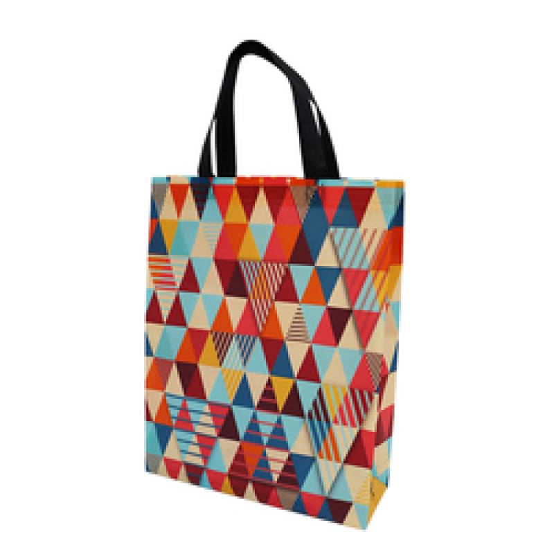 Recycle Reusable Laminated PP Non Woven Fabric Tote Shopping Bag for Promotion