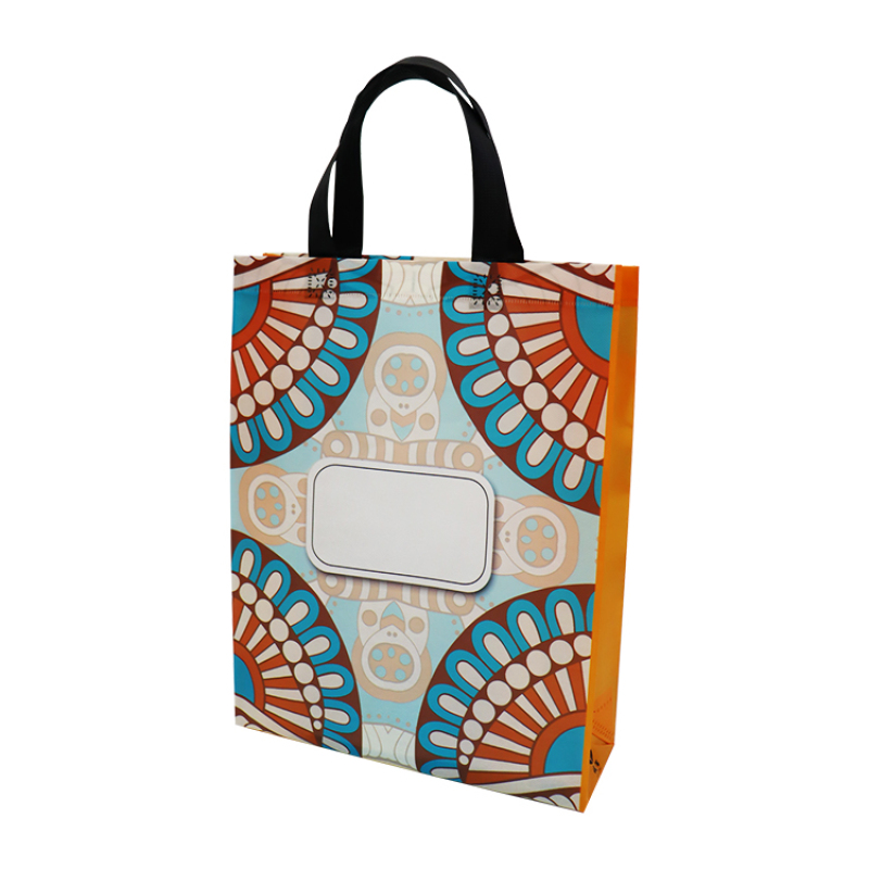 Recycle Reusable Laminated PP Non Woven Fabric Tote Shopping Bag for Promotion