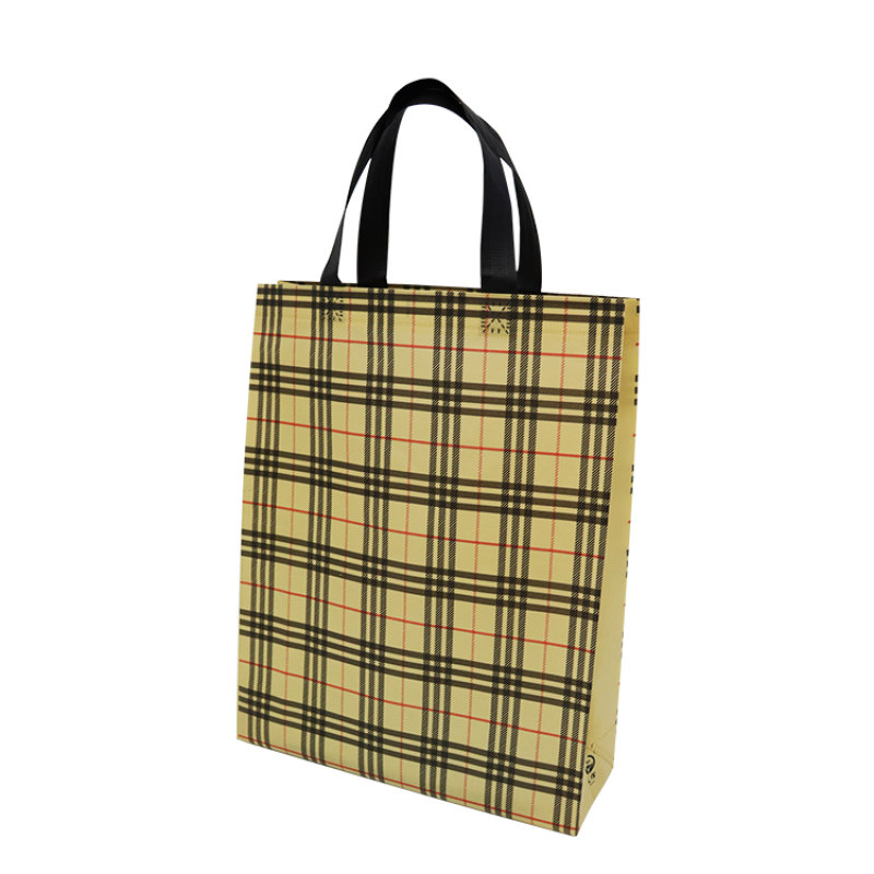 Recycle Reusable Laminated PP Non Woven Fabric Tote Shopping Bag for Promotion