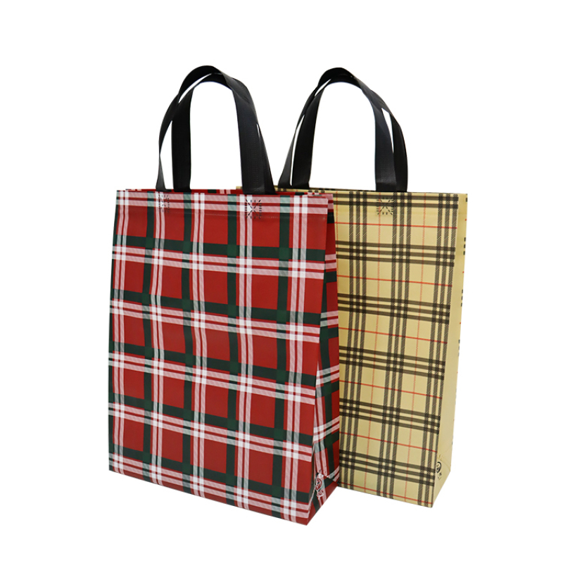 Recycle Reusable Laminated PP Non Woven Fabric Tote Shopping Bag for Promotion