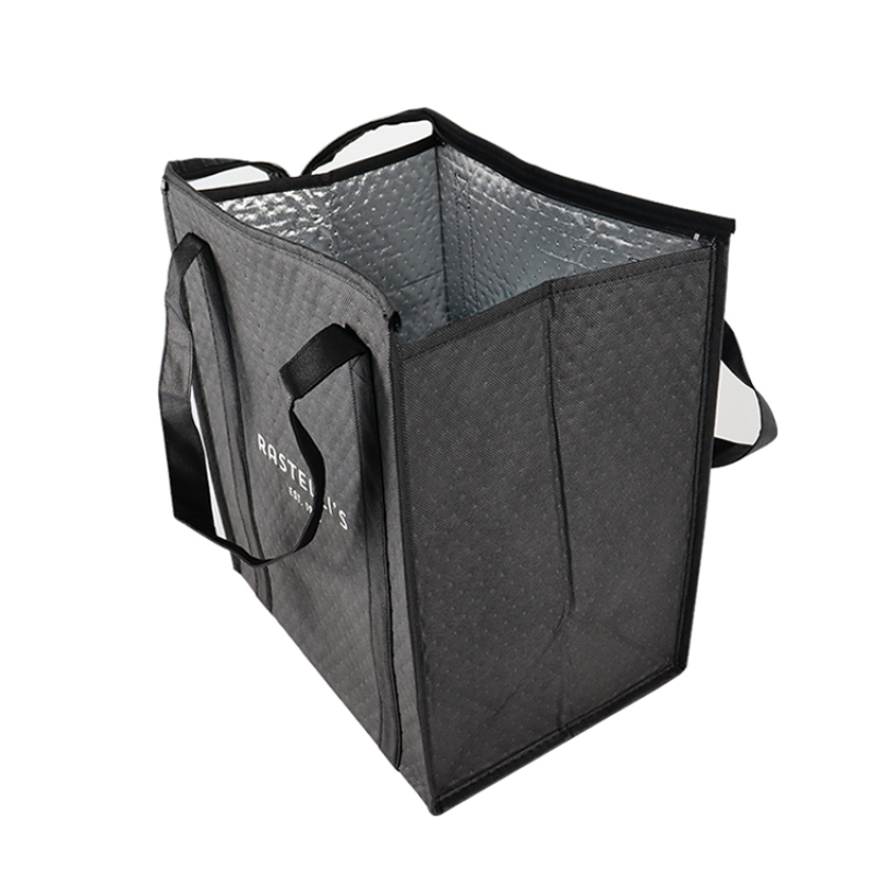 Portable  Eco-friendly Customized Durable Lunch Bags insulated Cooler Bag  with zipper