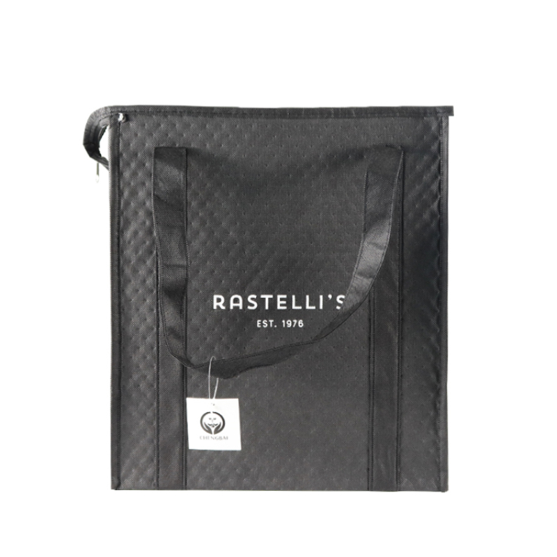 Portable  Eco-friendly Customized Durable Lunch Bags insulated Cooler Bag  with zipper