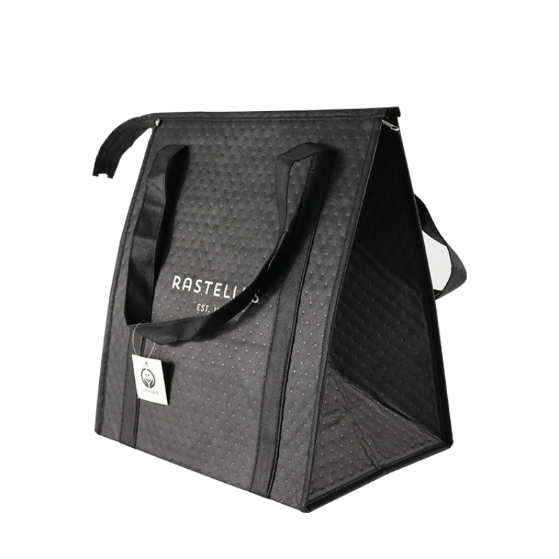 Portable  Eco-friendly Customized Durable Lunch Bags insulated Cooler Bag  with zipper