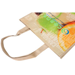 Reusable Polypropylene Packaging Laminated ECO Non woven Bag Shopping Tote RPET Bag PP Woven Bag with Custom Logo