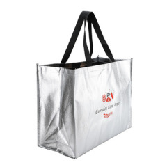 Chengbai  professional promotional non woven Metallic Foil Laminated  shopping bag non woven material bag