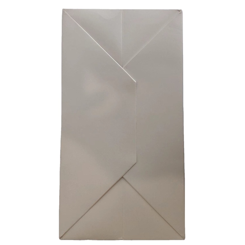 Custom Printed Logo Luxury White Orange Paper Bag Shopping Gift Paper Bags With Your Own Logo