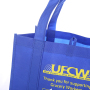 eco friendly portable extended handles printable logo grocery non woven shopping bag