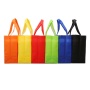 Stock portable reusable biodegradable eco friendly non woven shopping bags custom logo