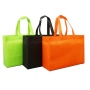 Stock portable reusable biodegradable eco friendly non woven shopping bags custom logo