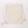2018 fashion custom cotton canvas sport drawstring packaging bag backpack