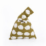 Factory Wholesale Fashion Women Knot Wrist Bag Custom Mini Cotton Linen Tote Bag