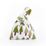 Factory Wholesale Fashion Women Knot Wrist Bag Custom Mini Cotton Linen Tote Bag