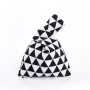 Factory Wholesale Fashion Women Knot Wrist Bag Custom Mini Cotton Linen Tote Bag