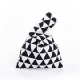 Factory Wholesale Fashion Women Knot Wrist Bag Custom Mini Cotton Linen Tote Bag