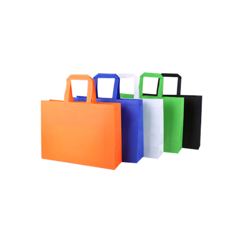 wholesale factory  directly sell customised one color printing reusable green non woven fabric bag for supermarket