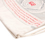 Promotional  wholesale custom logo  printing reusable  nature color  canvas cotton backpack style sports  drawstring bags