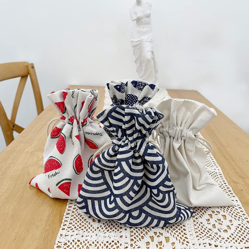 2022  CHENGBAI  wholesale eco friendly reusable portable jewelry bag drawstring  with custom logo printed
