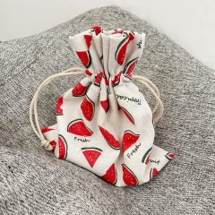 2022  CHENGBAI  wholesale eco friendly reusable portable jewelry bag drawstring  with custom logo printed