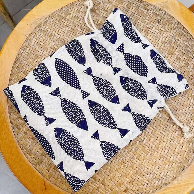 2022  CHENGBAI  wholesale eco friendly reusable portable jewelry bag drawstring  with custom logo printed