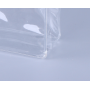 Hot selling fashion PVC waterproof transparent cosmetic bag toiletry storage bag PVC three-dimensional zipper storage bag