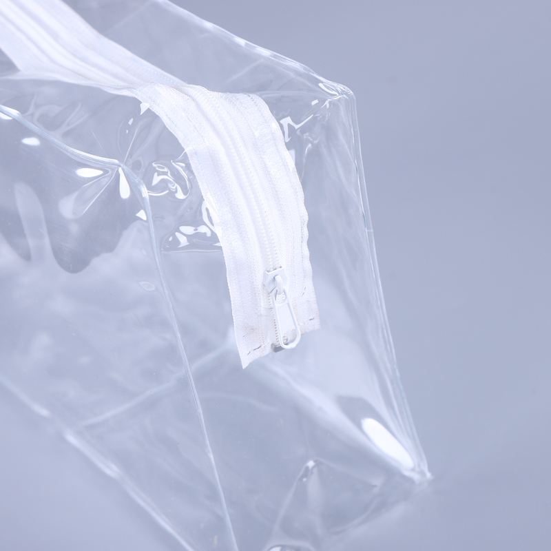Hot selling fashion PVC waterproof transparent cosmetic bag toiletry storage bag PVC three-dimensional zipper storage bag