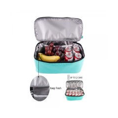 Custom printing Outdoor Promotional Thermal Bag Food Delivery Insulated Cooler Bag with zipper