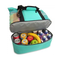 Custom printing Outdoor Promotional Thermal Bag Food Delivery Insulated Cooler Bag with zipper