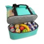 Custom printing Outdoor Promotional Thermal Bag Food Delivery Insulated Cooler Bag with zipper
