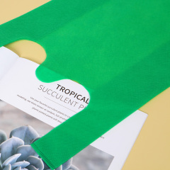 Reusable ECO Non woven Fabric Carry Supermarket Vest Bag Non-woven T- shirt bag For Supermarket Shopping