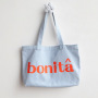 Wholesale reusable recycled organic cotton canvas shopping beach bag custom logo