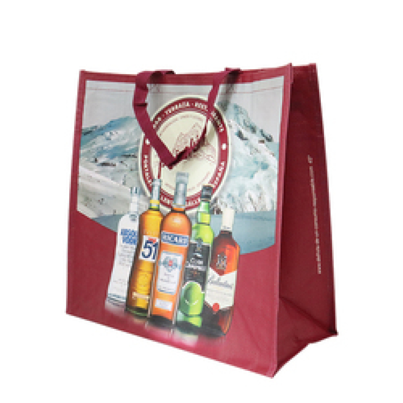 Custom Printing Waterproof Reusable Grocery Laminated PP Woven Shopping Tote Bag