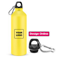 Cheap sell promotional gifts aluminum outdoor sports bike water bottle with custom logo