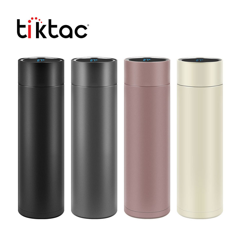 2022 New Design 500ml Stainless Steel Insulated Reminder Smart Water Bottle with Led Temperature Display